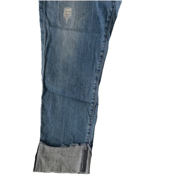 Ag Adriano Goldschmied Stevie Cuff Jeans Slim Straight Sz 32 Medium Wash - Picture 4 of 8